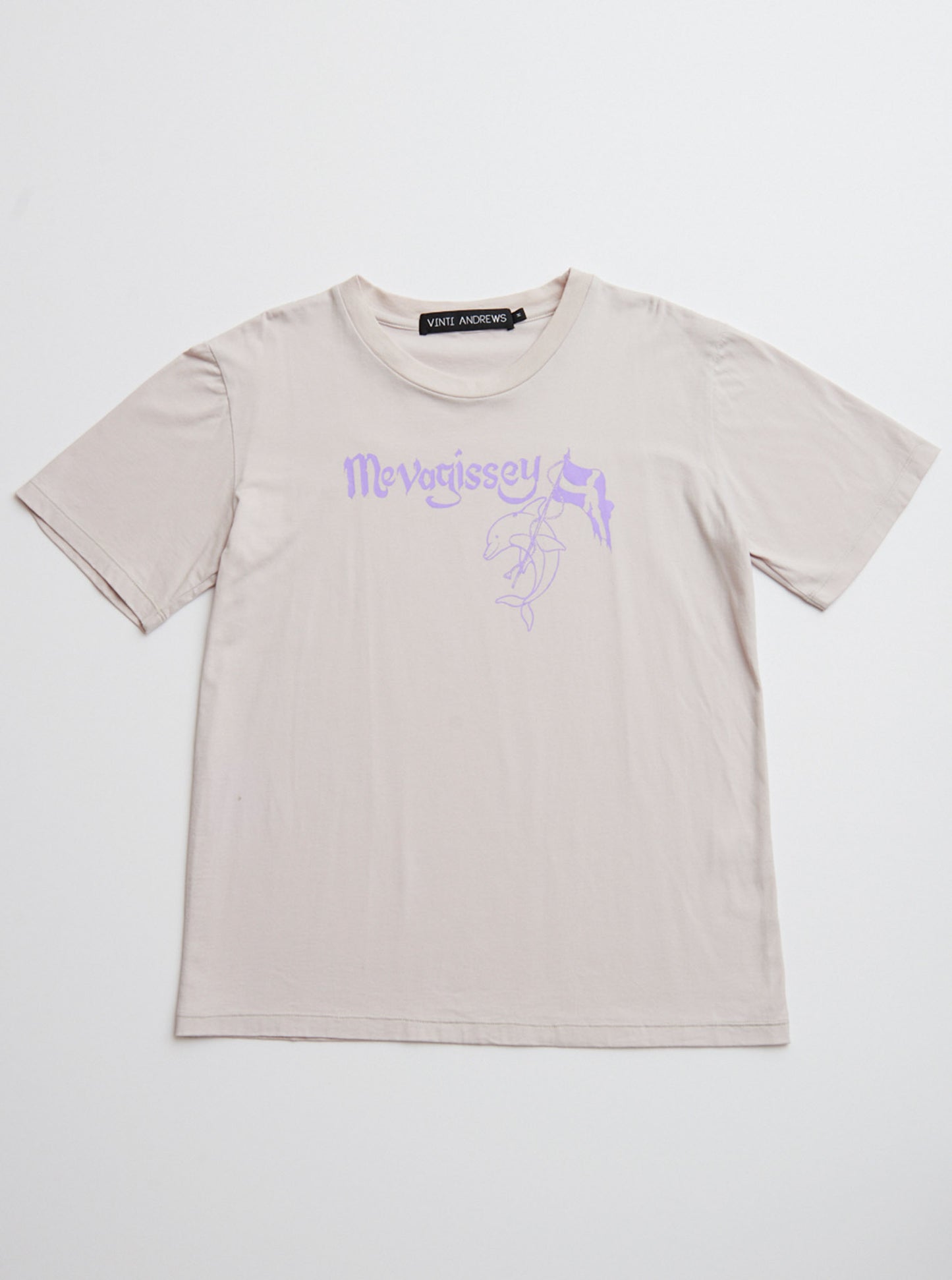 Dolphin Printed T-Shirt Grey