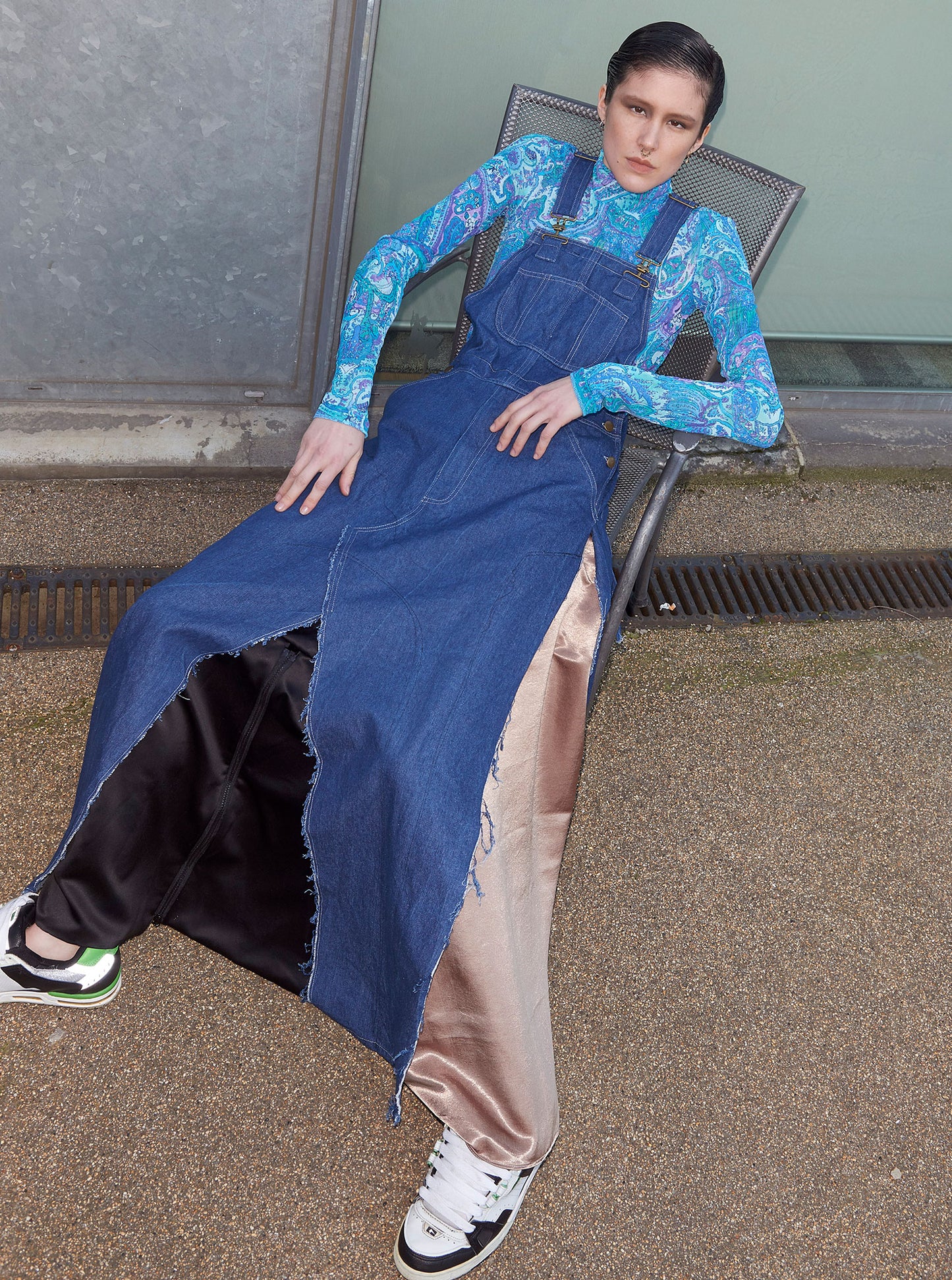 Vinti Andrews Dungarees Dress