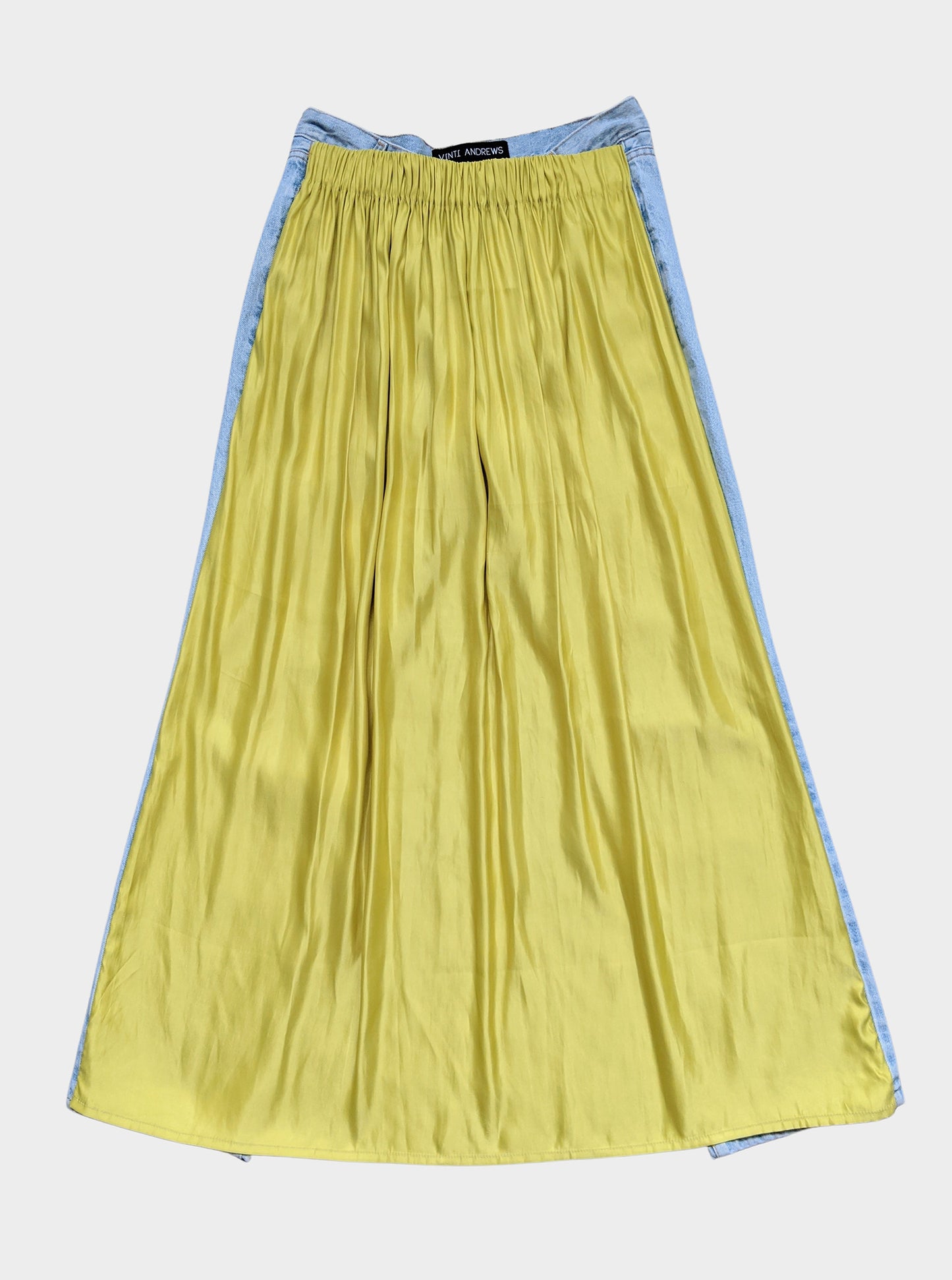  Vinti Andrews Satin Skirt Jean