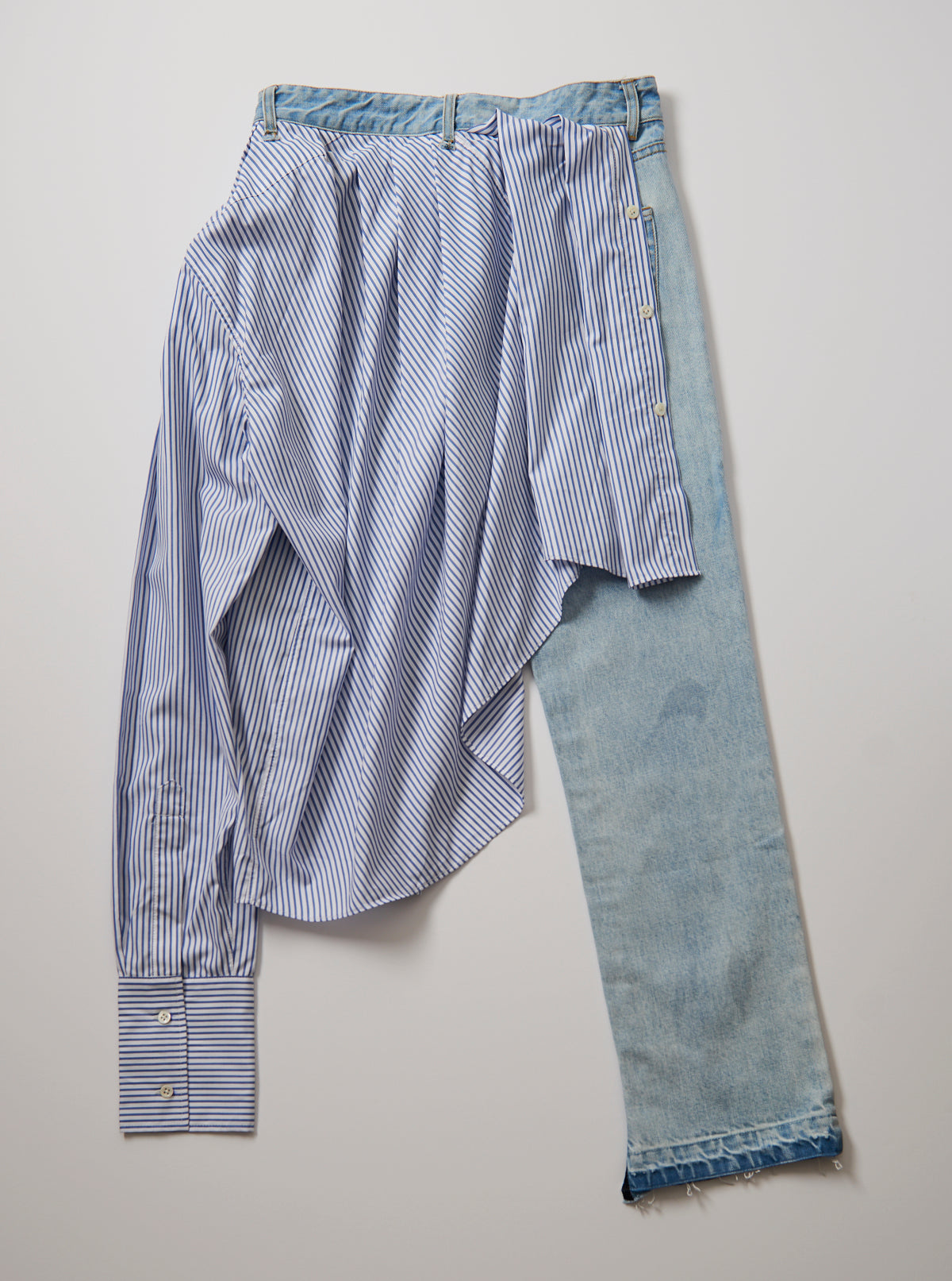 Stripe Shirt Jeans
