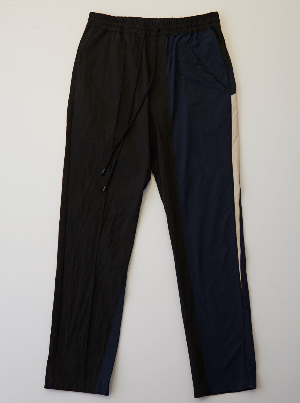 Vinti Andrews Panel Trousers Black Twill 