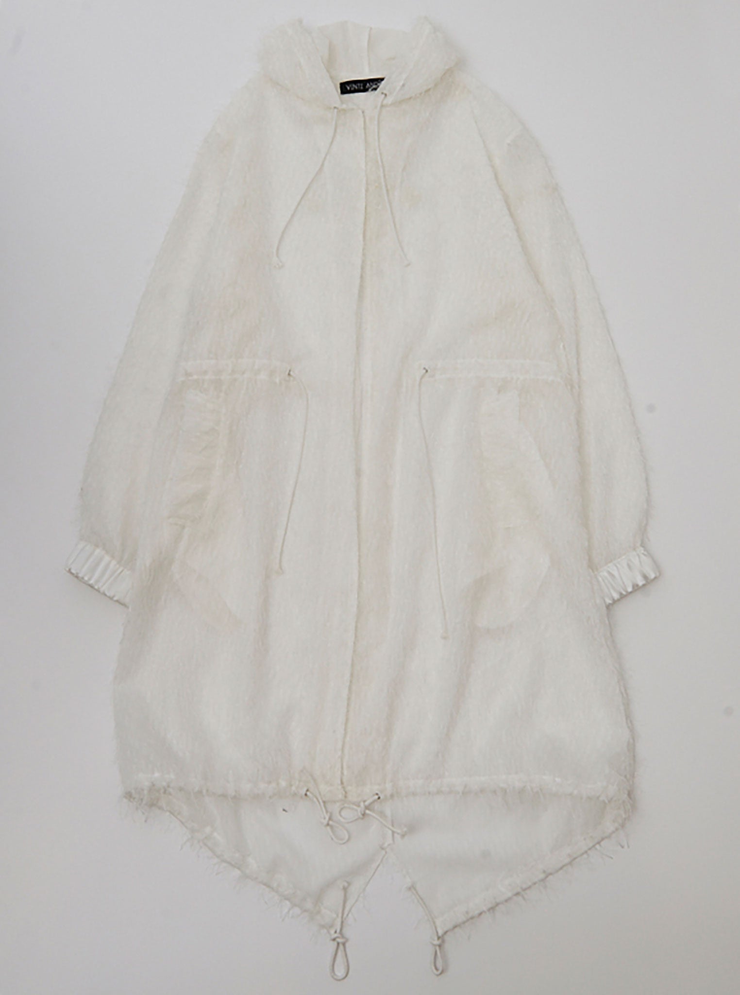 Vinti Andrews Yarn Organza Off White Parka